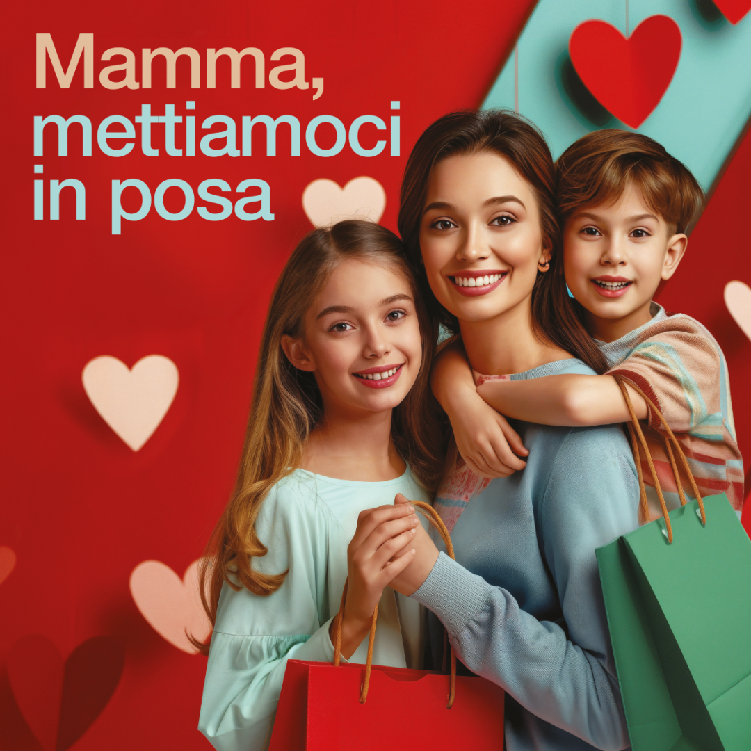 Mamma, mettiamoci in posa!